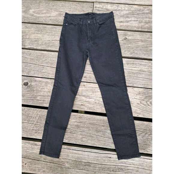KanCan Jeans Women's 9/28 Skinny High Rise Stretch Denim Stretch Black (28x30) - Picture 1 of 2